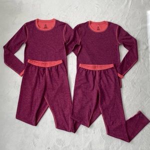 Bundle of 2 C9 by champion base layers girls size M